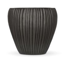 Sensei, 31xH28cm - Noir cannel�, r�sine ciment