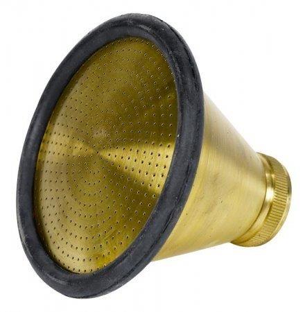 Pomme d�arrosage conique - laiton avec anneau caoutchouc 3/4
