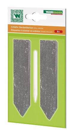 Etiquette � piquer Ardoise - 2.5 / 12cm