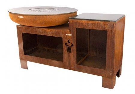 Foyer-barbecue Vulcano L 102cm h85cm la150cm - Remundi 800901