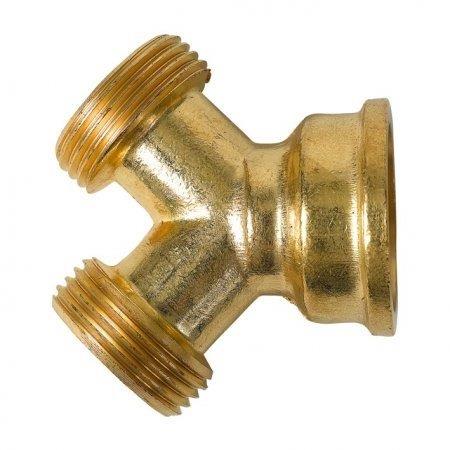 Embranchement Y en laiton - 3/4 F - 2 x 3/4 M