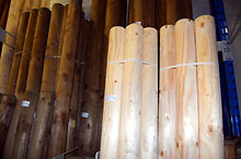 Tuteur bois - L 250 cm / 70 mm nature