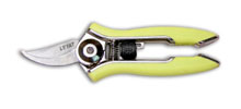 S�cateur lame courbe - jaune