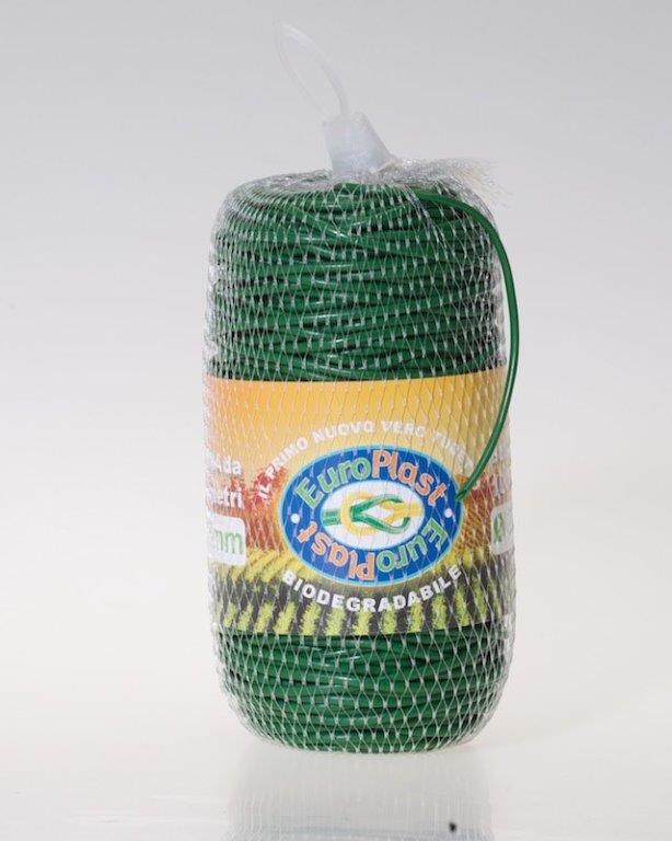 Tuyau-attache vert - 4mm 100m bio