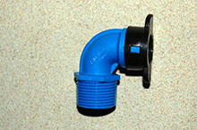Coude Blu-Lock  - � 15 mm. x 3/4 m�le