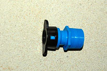 Raccord droit Blu-Lock  - 15mm. x 3/4 m�le