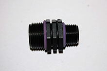 Raccord � visser PP - 3/4 M  x  1/2 M O-Ring