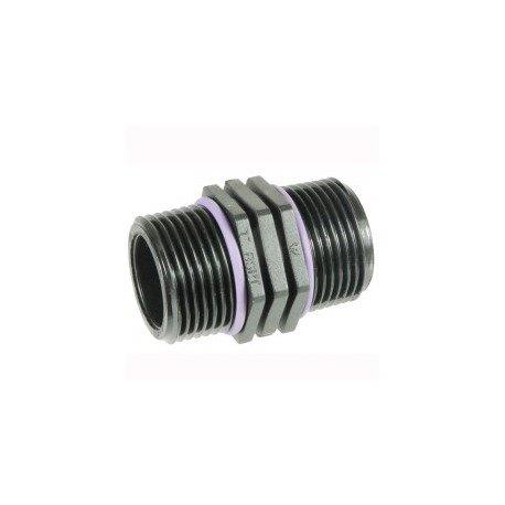 Raccord � visser PP - 1/2 M  x  1/2 M