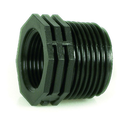 Raccord � visser PP - 1 1/2 M  x  1 1/4 F O-Ring