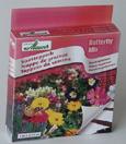 Nappe de graines Butterfly Mix - Vivaces S. Mars - juin et ao�t - octobre, F. Mars - octobre, H. 20 - 100 cm. Ce m�lange est compos� de 25 sortes annuelles et vivaces aux couleurs assorties. Leur nectar attire les papillons dans votre jardin. Le m�lange comprend des cosmos, soucis, lavandes, belles-de-nuit, juliennes (Esp�ris), atteignant la hauteur de 20 � 100 cm. Ce m�lange vari� de couleurs chatoyantes et chaudes poss�de une longue p�riode de floraison. 