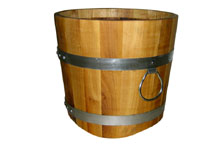 Cuveaux � plantes en bois - Acacia brun clair, 50cm� 44cm H