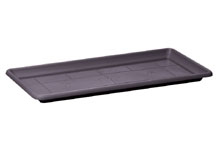 Soucoupe plastique - MaxiAnthracite, 74x34cm 4,5cm H