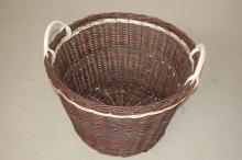 Panier en osier - avec lattes au fond, 38cm� en bas