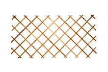 Espaliers de fleurs en bois - Extensible, 180/60cm