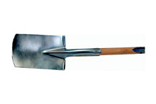 B�che - Robust,galvanis�e, manche en fr�ne 100cm, 285x185x180mm