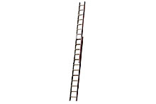 Echelle � coulisse, deux plans SC40 - 2x10 marches,hauteur travail 5,24m,glissi�re, acier massif, 10,2kg, 