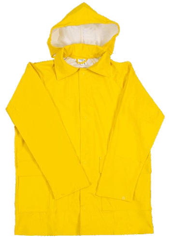 Veste de pluie XL - jaune