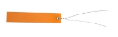 Etiquette � suspendre 100x18mm - 250pc orange
