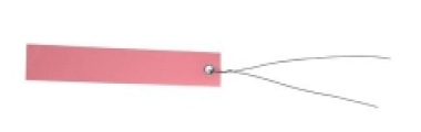 Etiquette � suspendre 100x18mm - 250pc rose