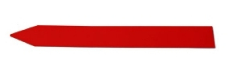 Etiquette � planter 100x16 mm - 500pc rouge
