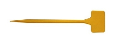 Etiquettes � planter 15cm - 100pc jaune